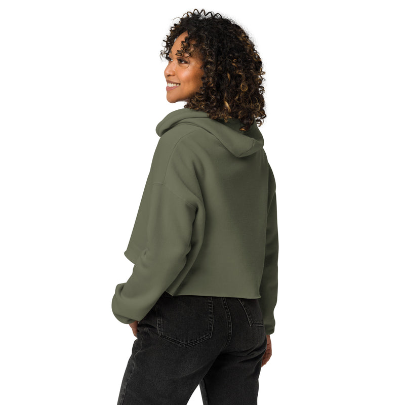 CROP HOODIE 403 | MILITARY GREEN